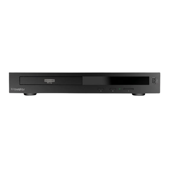 Krovatar 4K UHD Blu-ray Player with Dolby Vision and HDR10+, Bluetooth Functionand HDMI Cable Included in. Support 2K Blu-ray,3D Blu-ray,4K upscaling,UHD Blu-ray,SACD,DVD,CD Playback