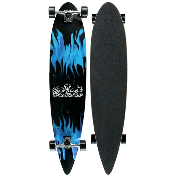 Krown Pintail Longboard Blue Flame 9" x 43"
