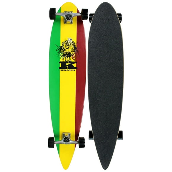 Krown Pintail Longboard Rasta 9" x 43"
