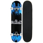 Krown Skateboard Rookie Blue Flame Complete