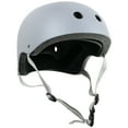 thumbnail image 1 of Krown Unisex Black Shell with Black Strap Skateboard Helmet, Adult, Grey, OS, 1 of 5