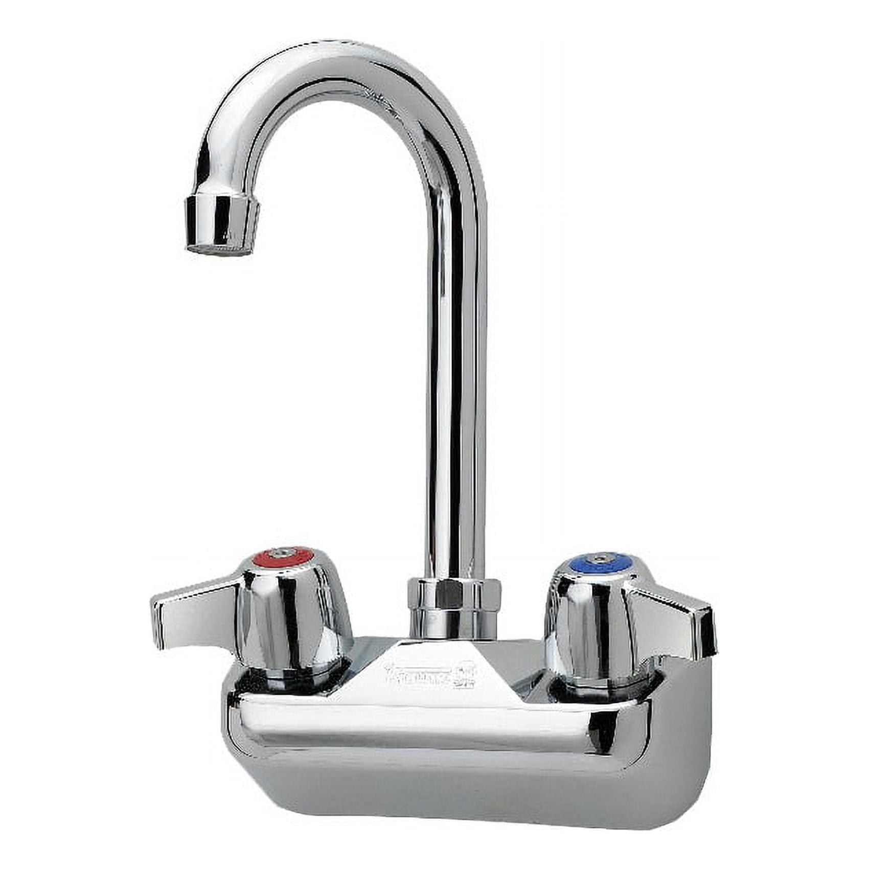 Krowne 10400L Low Lead Gooseneck Splash Mount Faucet, 4" Centers