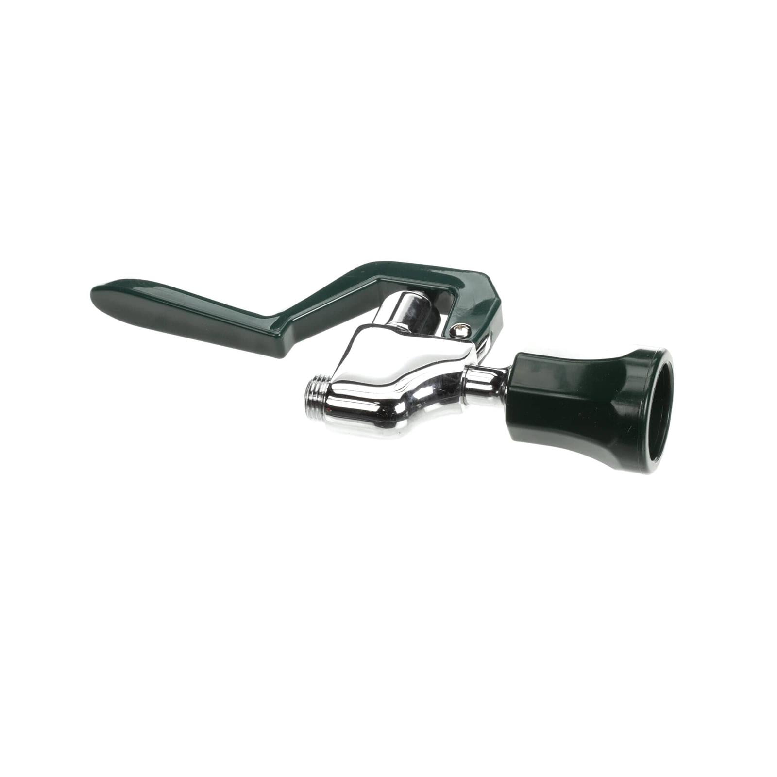 Chrome Pre-Rinse Spray Valve with Green Handle