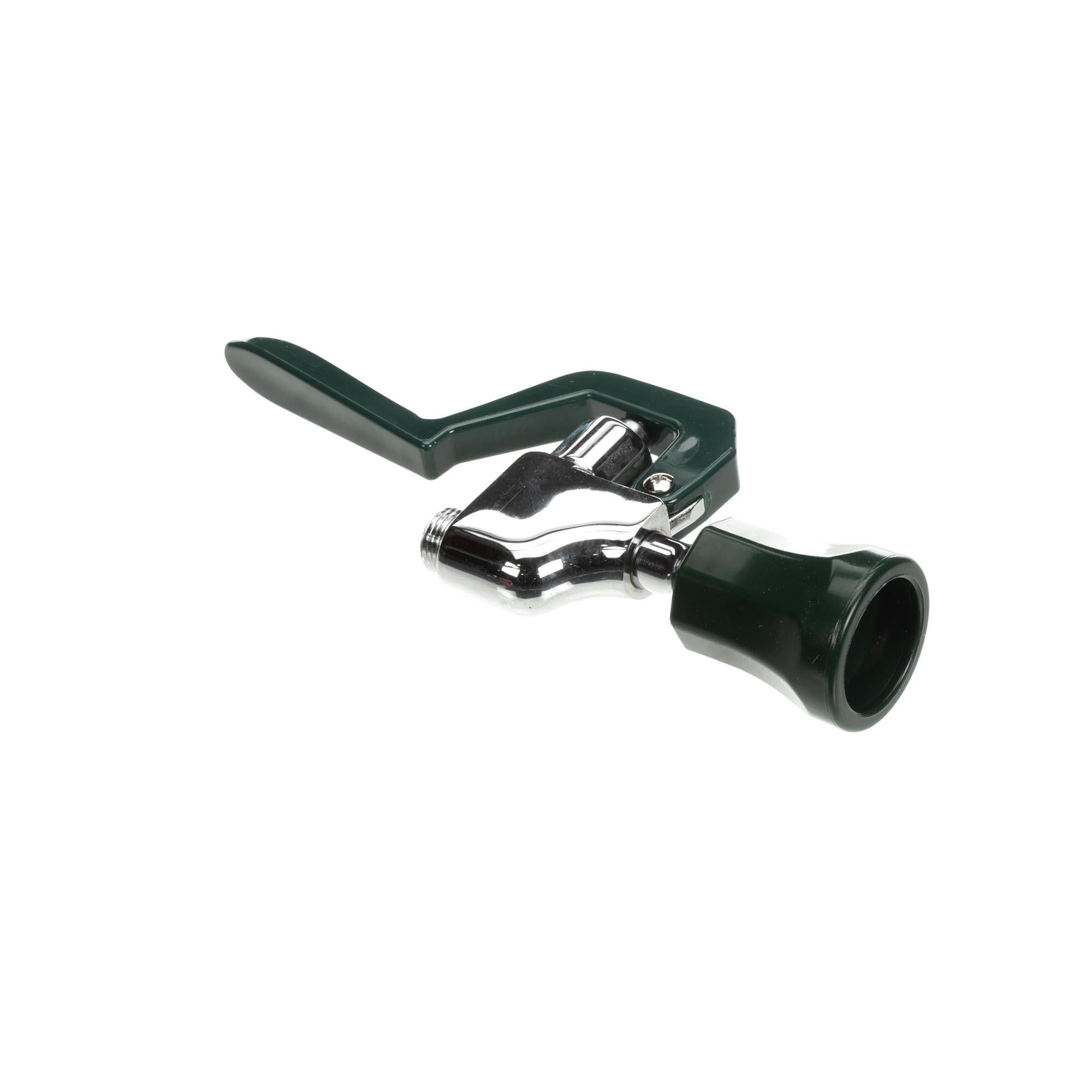 Chrome Pre-Rinse Spray Valve with Green Handle