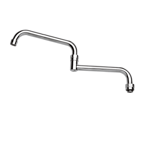 Krowne Silver Series 18-in Double Jointed Spout - 19-226L