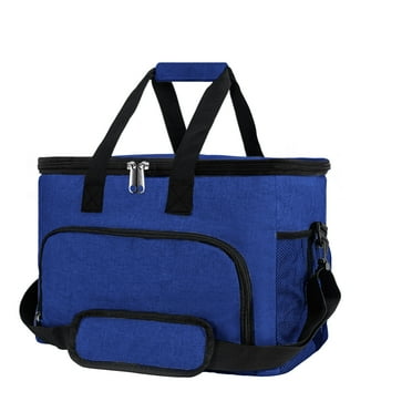 Kroyicegears 24 Can Soft-Sided Cooler with Adjustable Shoulder Strap, Black Blue