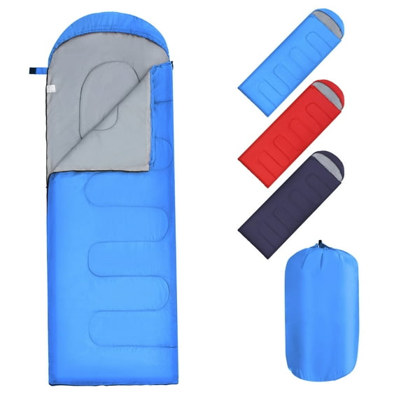 Kroyicegears Sleeping Bag for Camping -Backpacking Lightweight Sleeping Bag for Adult - 0.95kg Blue