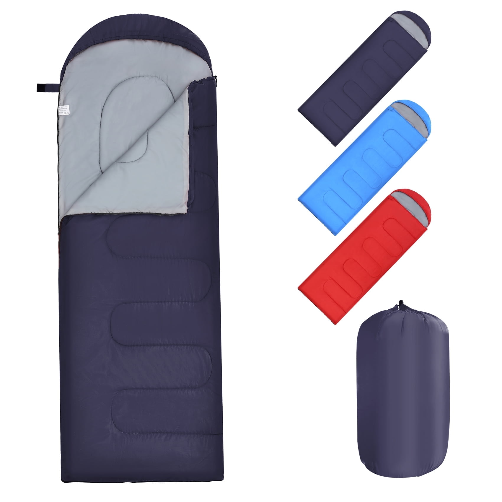 Kroyicegears Sleeping Bag for Camping -Backpacking Lightweight Sleeping Bag for Adult - 0.95kg Navy