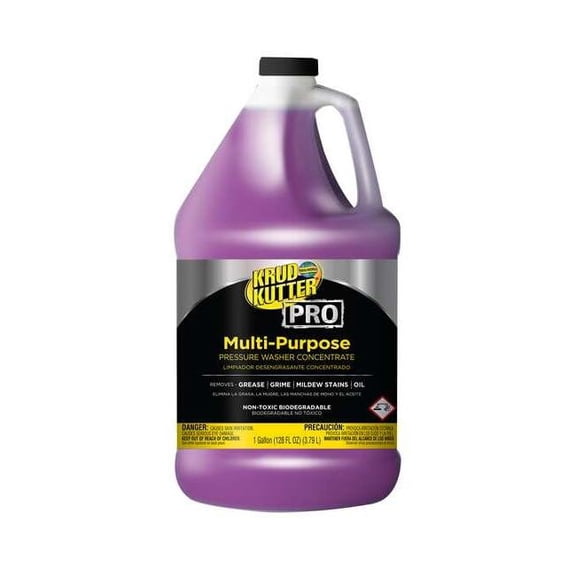 Multi-Purpose Pressure Washer, Bottle, 1 gal, Mild