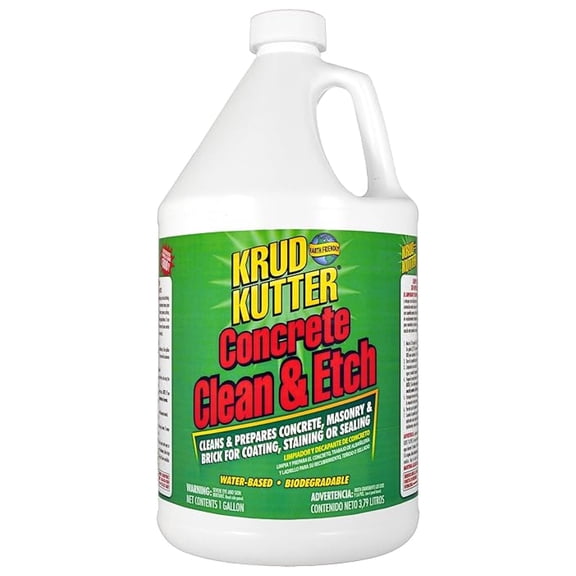 Krud Kutter CE01 Concrete Clean and Etch with Bland Odor, 1 Gallon