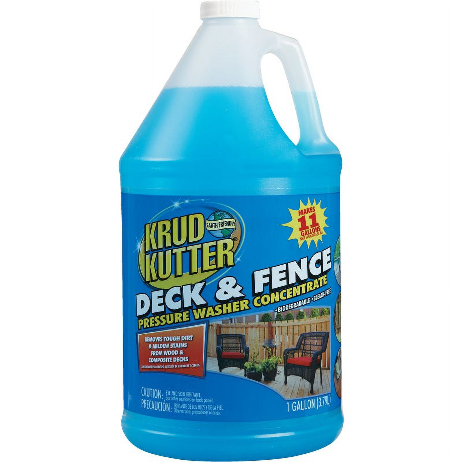 Krud Kutter DF01/4 Pressure Washer Concentrate Deck & Fence Cleaner, 1