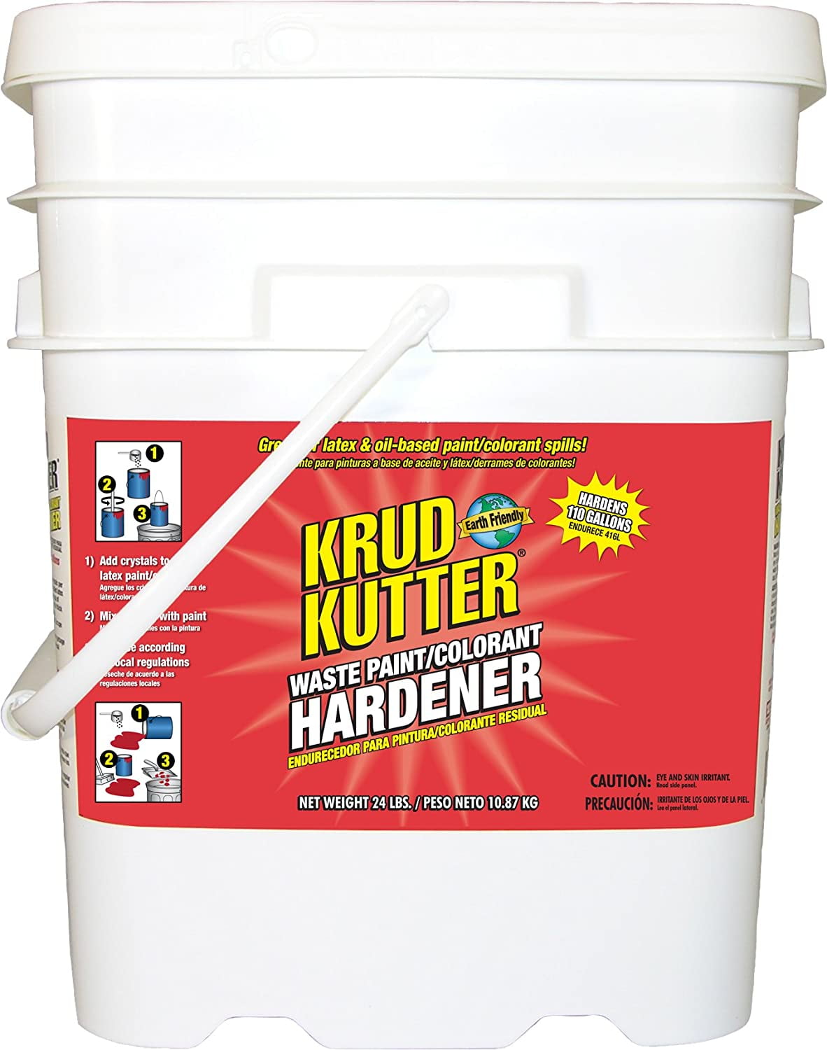 Krud Kutter Waste Paint and Colorant Hardener, 5 Gallon, Clear, Fast
