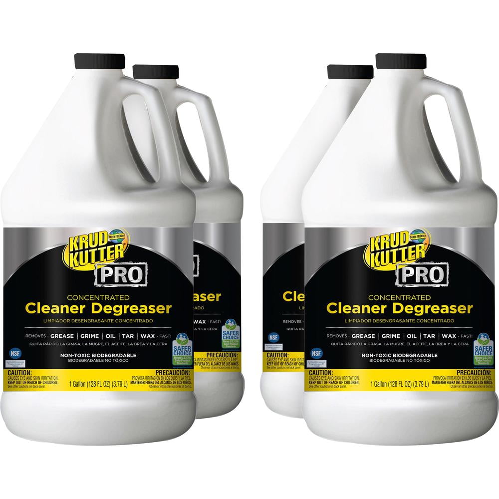 Krud Kutter PRO Cleaner Degreaser - Concentrate Aerosol - 128 fl oz (4 quart) - 4 / Carton - Clear