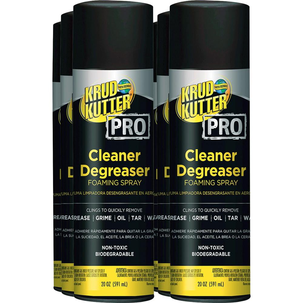 Krud Kutter PRO Cleaner Degreaser - Concentrate - 128 fl oz (4 quart) - 4 / Carton - Heavy Duty, Chemical-free, Residue-free - Clear