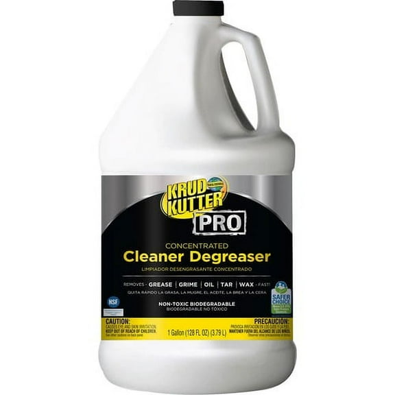 Krud Kutter Pro Cleaner Degreaser - Concentrate - 128 oz (8 lb) - 1 Each - Clear | Bundle of 10 Each
