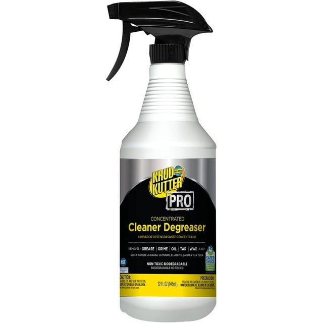 Krud Kutter Pro Cleaner Degreaser - Concentrate Spray - 32 oz (2 lb) - 1 Each - Clear