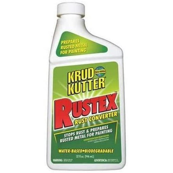 Krud Kutter Rustex Rust Converter RX32/6 - Rust Treatment - 2 Pack, 32 Oz