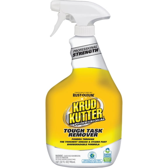 Krud Kutter Tough Task Remover, 32 Oz Liquid, Mild, Pack of 4