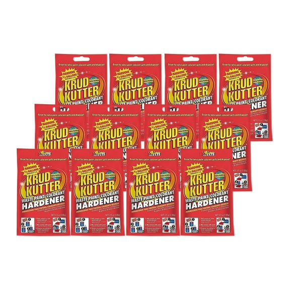 Krud Kutter PH3512-12PK Waste Paint Hardener Crystals, 3.5 oz, Cream, 12 Pack