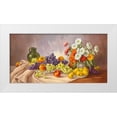 thumbnail image 1 of Krueger, E. 24x14 White Modern Wood Framed Museum Art Print Titled - FRUIT Still-Life, 1 of 4