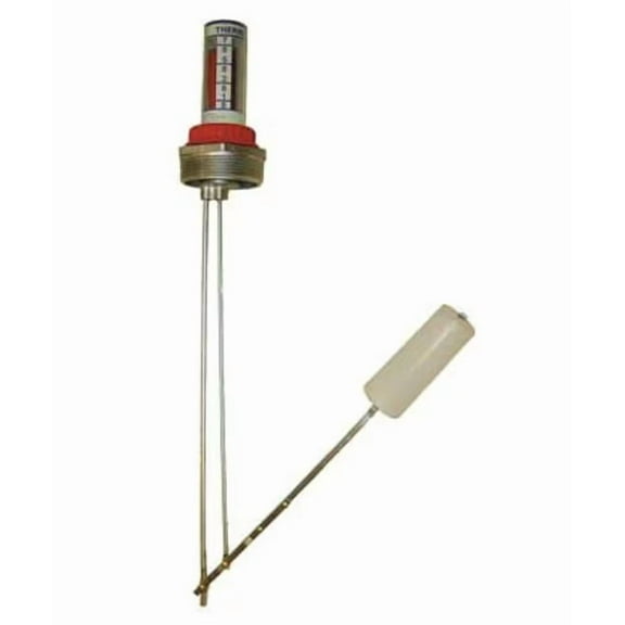 Krueger Level Gauge Tank Fuel Diesel Gas Oil 48in 1.5in NPT HDPE Float Aluminum Gauge 1/8 Reading