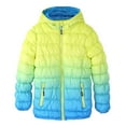 thumbnail image 1 of Krumba Boy's Zipper Gradient Water Resistant Puffer Jacket Blue 128, 1 of 9
