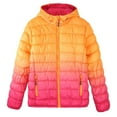 thumbnail image 1 of Krumba Girl's Zip Off Gradient Water Resistant Puffer Jacket Pink 152, 1 of 9