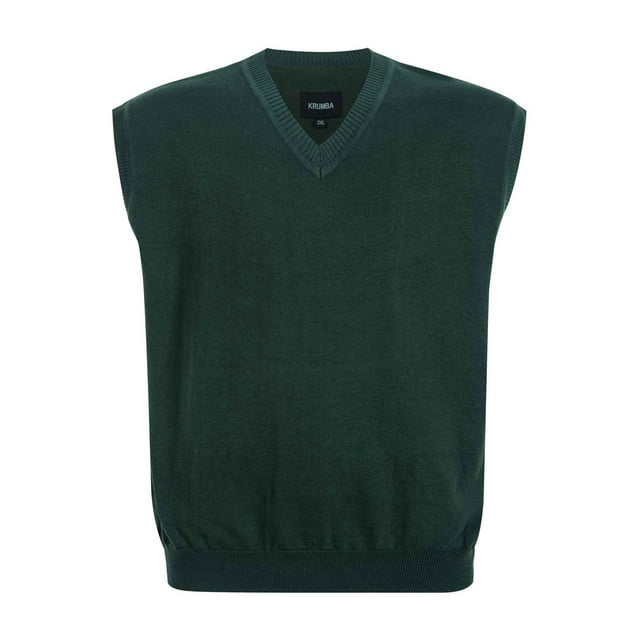 Krumba Men Plus Size Knit Big & Tall V Neck Oversized Pullover Sweater ...