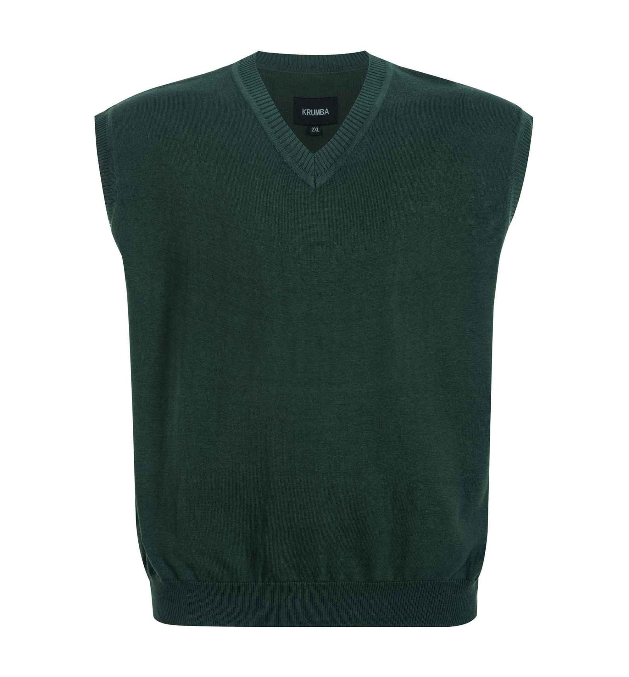 Plus Size Krumba Men Knit Big Tall V Neck Oversized Pullover