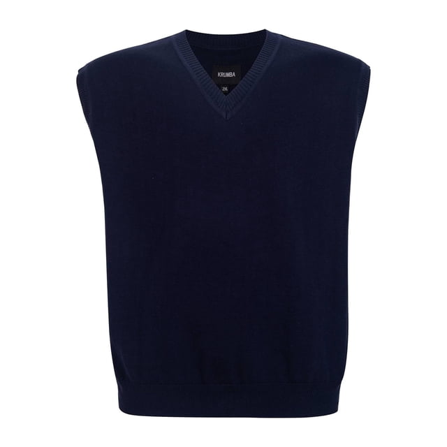 Men's Plus Size Button-Down Sweater Vest main image 1