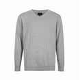 thumbnail image 1 of Krumba Men's Cotton Oversized V-Neck Classical Pull-On Sweater 5XL Gray, 1 of 10