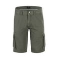 thumbnail image 1 of Krumba Men's Cotton Pigment Dyeing Outdoor Casual Cargo Shorts Green Size 32, 1 of 7