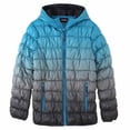 thumbnail image 1 of Krumba Men's Zip Off Gradient Water Resistant Jacket 3XL Turquoise, 1 of 9