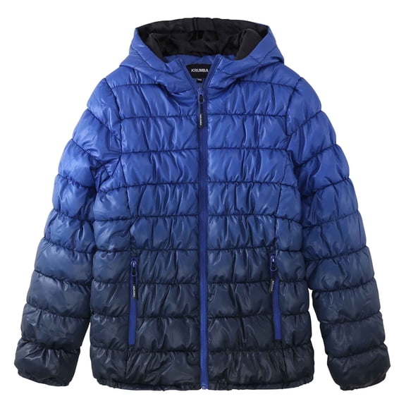 Krumba Men's Zip Off Gradient Water Resistant Jacket M Dark Blue