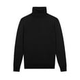 thumbnail image 1 of Krumba Women Turtleneck Wool Sweater: Long Sleeve Lightweight Pullover Jumper Black Size XS, 1 of 9