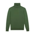 thumbnail image 1 of Krumba Women Turtleneck Wool Sweater: Long Sleeve Lightweight Pullover Jumper Green Size S, 1 of 8