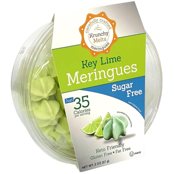 Krunchy Melts Sugar Free Cookies 2oz. - Key Lime Meringues