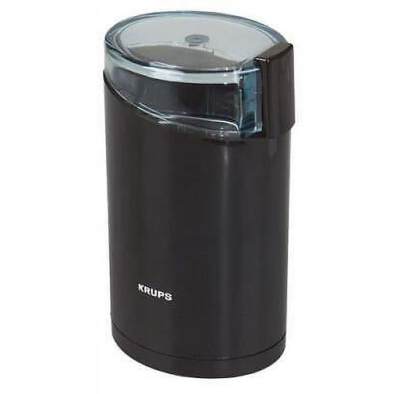KRUPS New Fast Touch Electric Coffee and Spice Grinder with Stainless Steel  Blades, Black 
