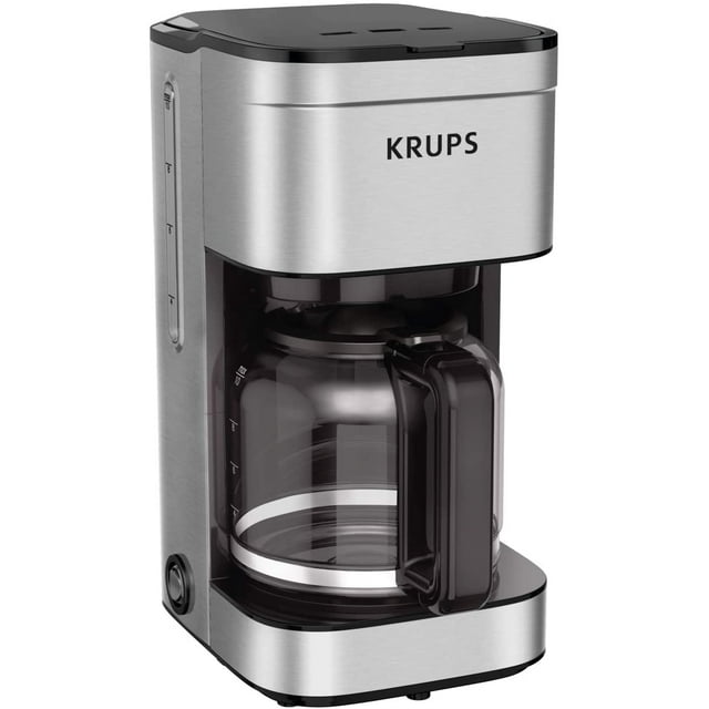 Krups Simply Brew Stainless Steel Drip Coffee Maker 10 Cup 900 Watts