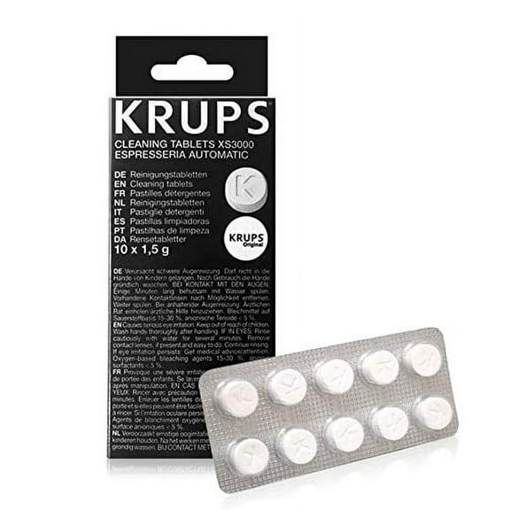 Krups XS3000 Cleaning Tablets (Includes 10 tablets)