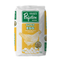 Kruse's Perfection Brand Super Egg Poultry Feed 40 lb Pellet with Yucca for Laying Hens