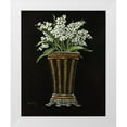 thumbnail image 1 of Kruskamp, Janet 12x14 White Modern Wood Framed Museum Art Print Titled - Classical Vase with Flowers II, 1 of 4