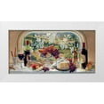 thumbnail image 1 of Kruskamp, Janet 14x9 White Modern Wood Framed Museum Art Print Titled - Harvest Celebration II, 1 of 4