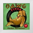 thumbnail image 1 of Kruskamp, Janet 15x15 White Modern Wood Framed Museum Art Print Titled - Dawg Tired, 1 of 4