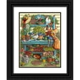 thumbnail image 1 of Kruskamp, Janet 15x18 Black Ornate Wood Framed with Double Matting Museum Art Print Titled - Welcome to Spring, 1 of 4