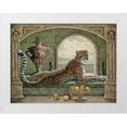 thumbnail image 1 of Kruskamp, Janet 18x15 White Modern Wood Framed Museum Art Print Titled - Royal Cheetah, 1 of 4