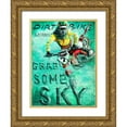 thumbnail image 1 of Kruskamp, Janet 19x24 Gold Ornate Wood Framed with Double Matting Museum Art Print Titled - Grab Some Sky, 1 of 4