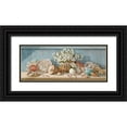 thumbnail image 1 of Kruskamp, Janet 24x12 Black Ornate Wood Framed with Double Matting Museum Art Print Titled - Sea Shell Collection I, 1 of 4