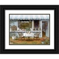 thumbnail image 1 of Kruskamp, Janet 24x19 Black Ornate Wood Framed with Double Matting Museum Art Print Titled - Morning Glory Coffee Shop, 1 of 4
