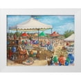 thumbnail image 1 of Kruskamp, Janet 24x19 White Modern Wood Framed Museum Art Print Titled - Antique Fair, 1 of 4